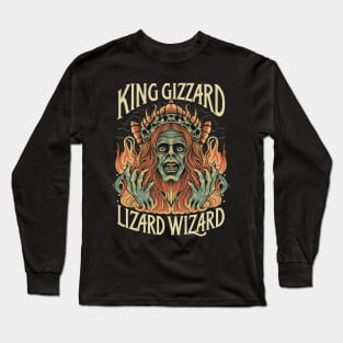 Lizard Wizard's Sonic Dreams Long Sleeve T-Shirt